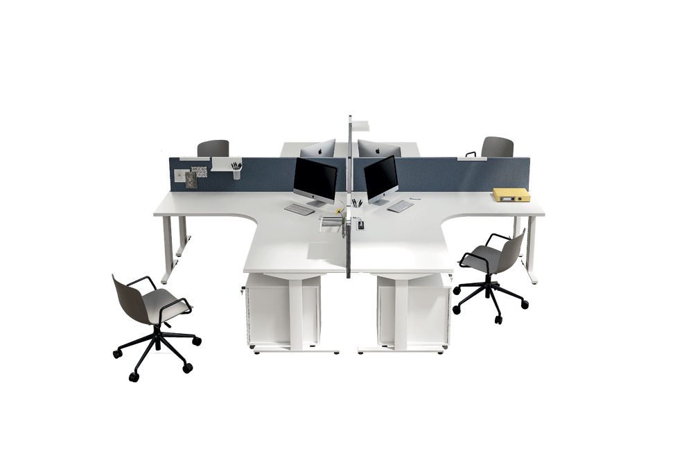 Démonstration animée bench Atra bureaux collaborateurs Cap Office Maroc