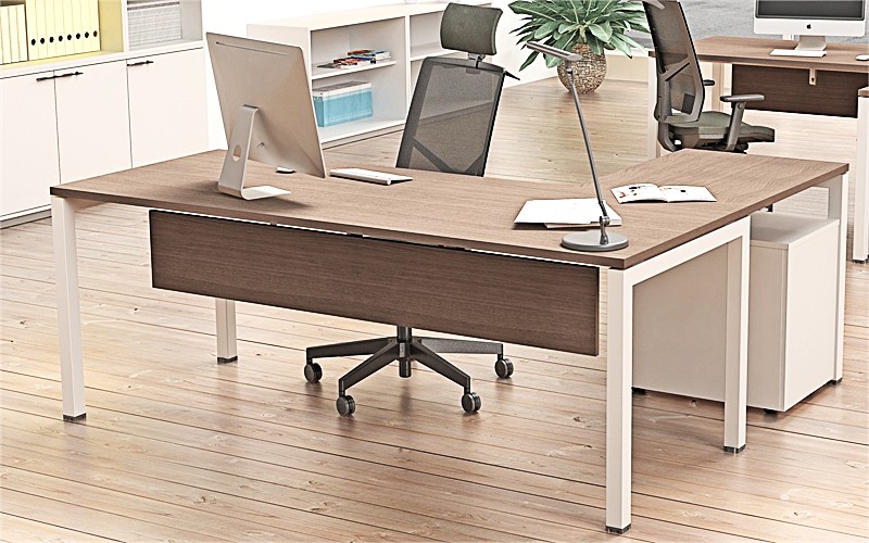 Table collective bois massif Mikado Cap Office Maroc
