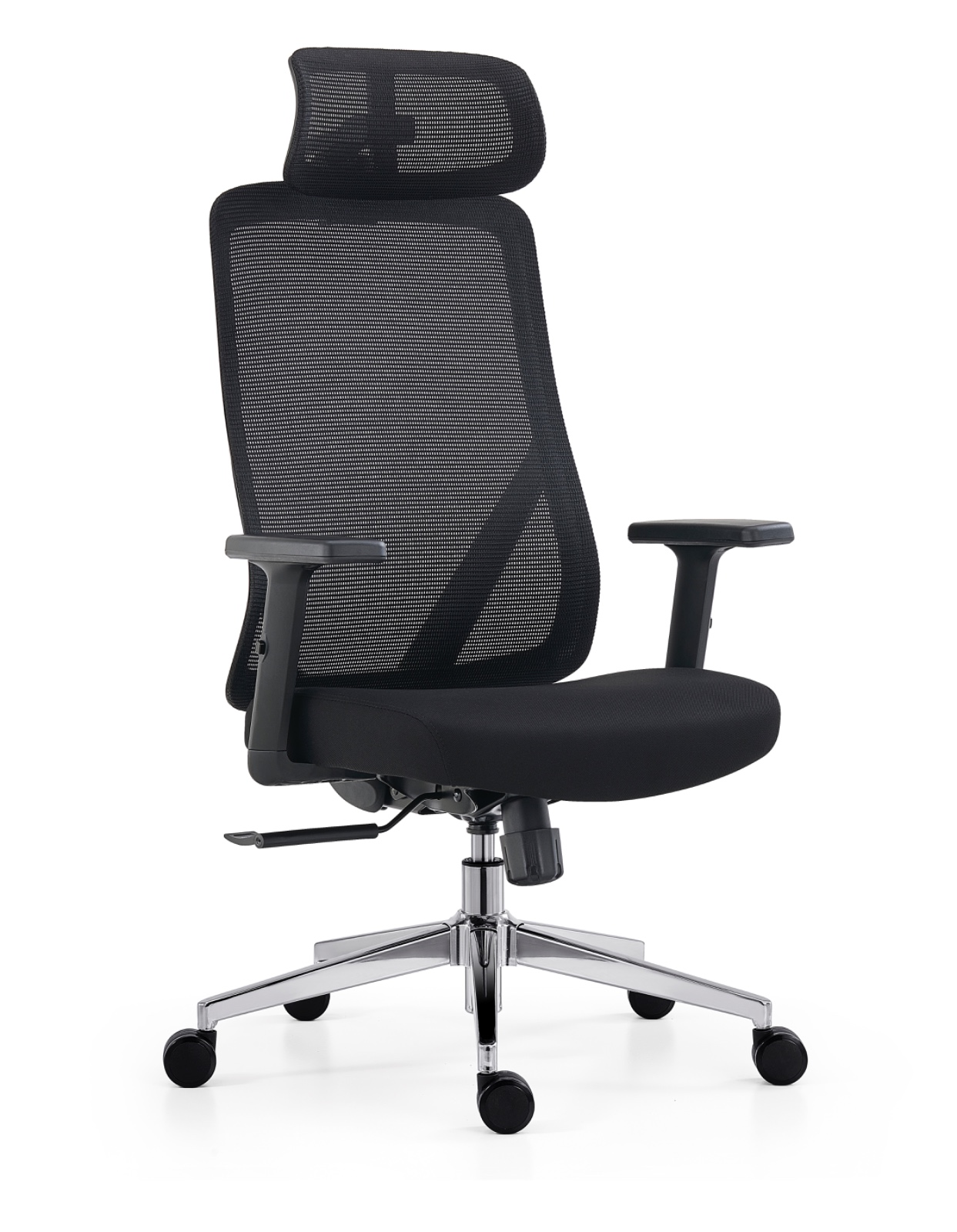 Siège de travail Tokyo résille noire avec appui-tête Cap Office Maroc