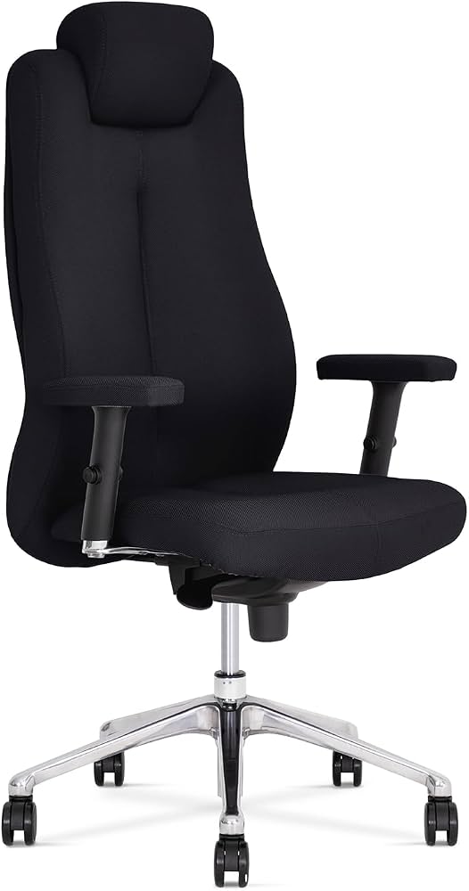 Fauteuil de direction haute résille noire Cap Office Maroc