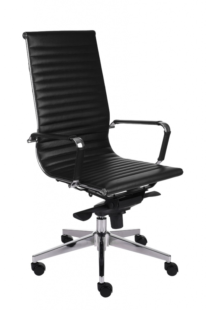 Fauteuil Next siège de direction cuir noir Grospol Cap Office Maroc