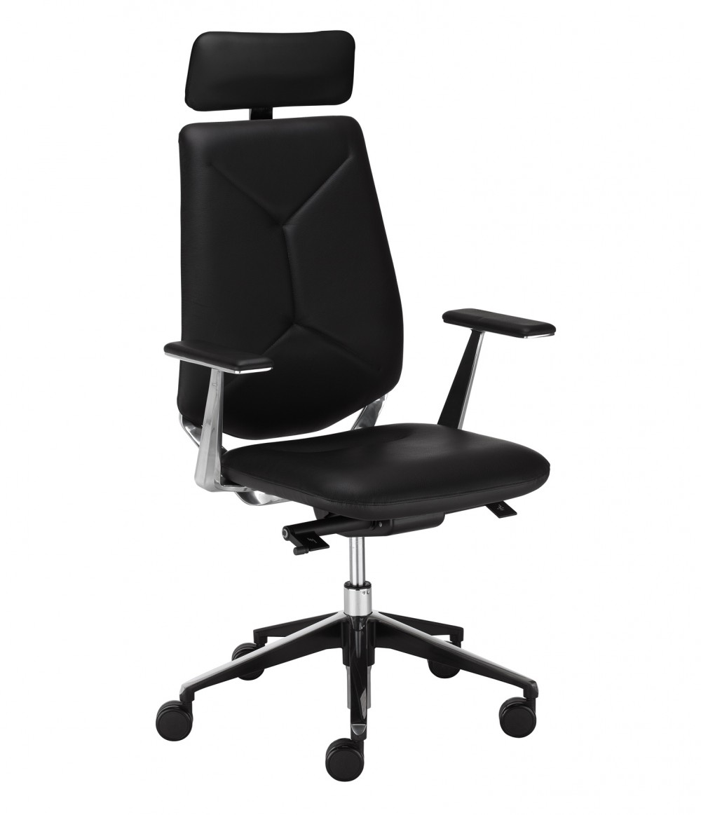 Fauteuil Next U siège de direction chrome Grospol Cap Office Maroc